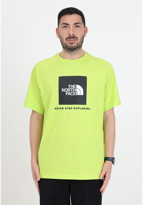 T-shirt a maniche corte lime da uomo modello Redbox THE NORTH FACE | NF0A87NJRIQ1RIQ1